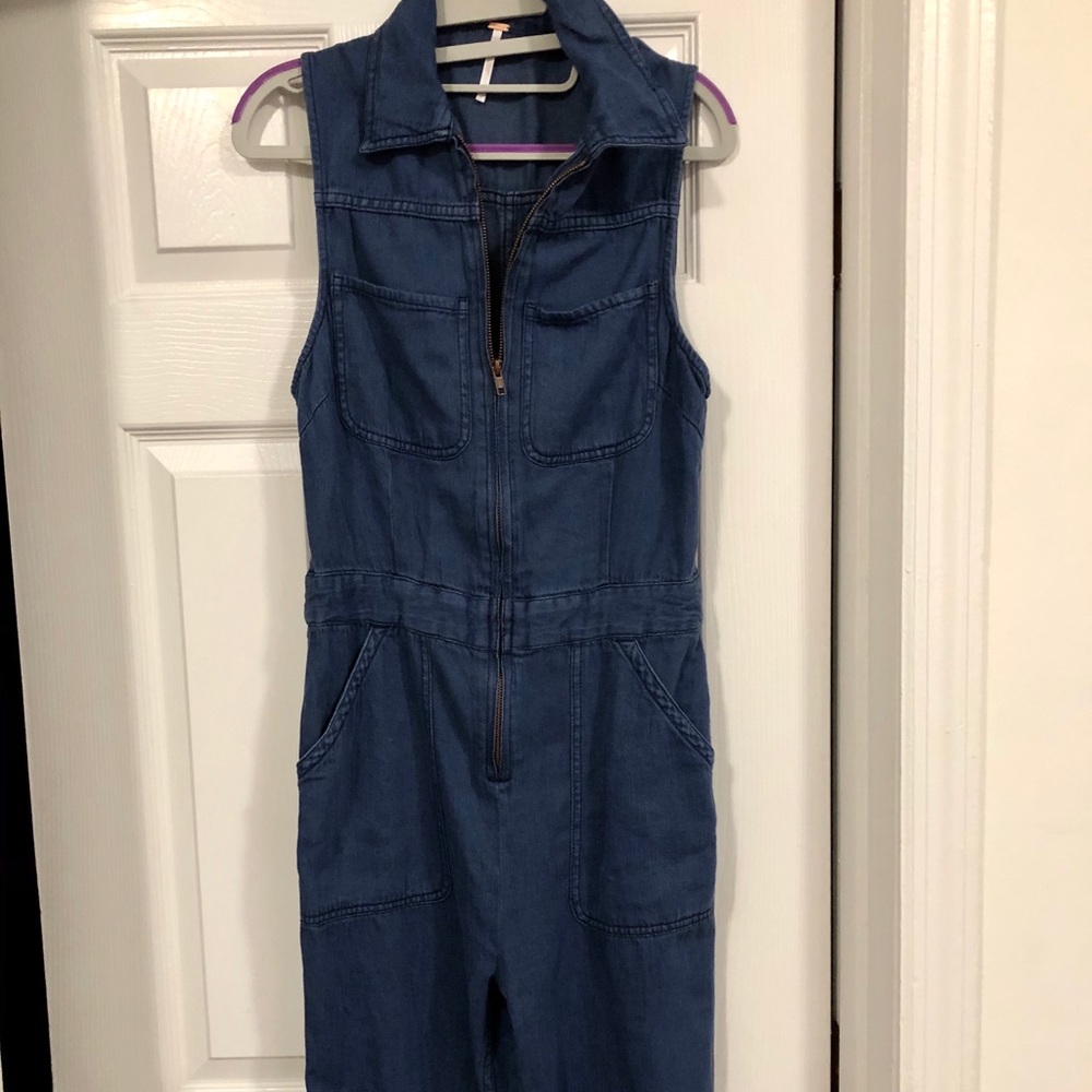 Free people jean jumper